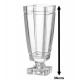 Vaso 36cm Glanz Em Cristal Ecológico Com Pé
